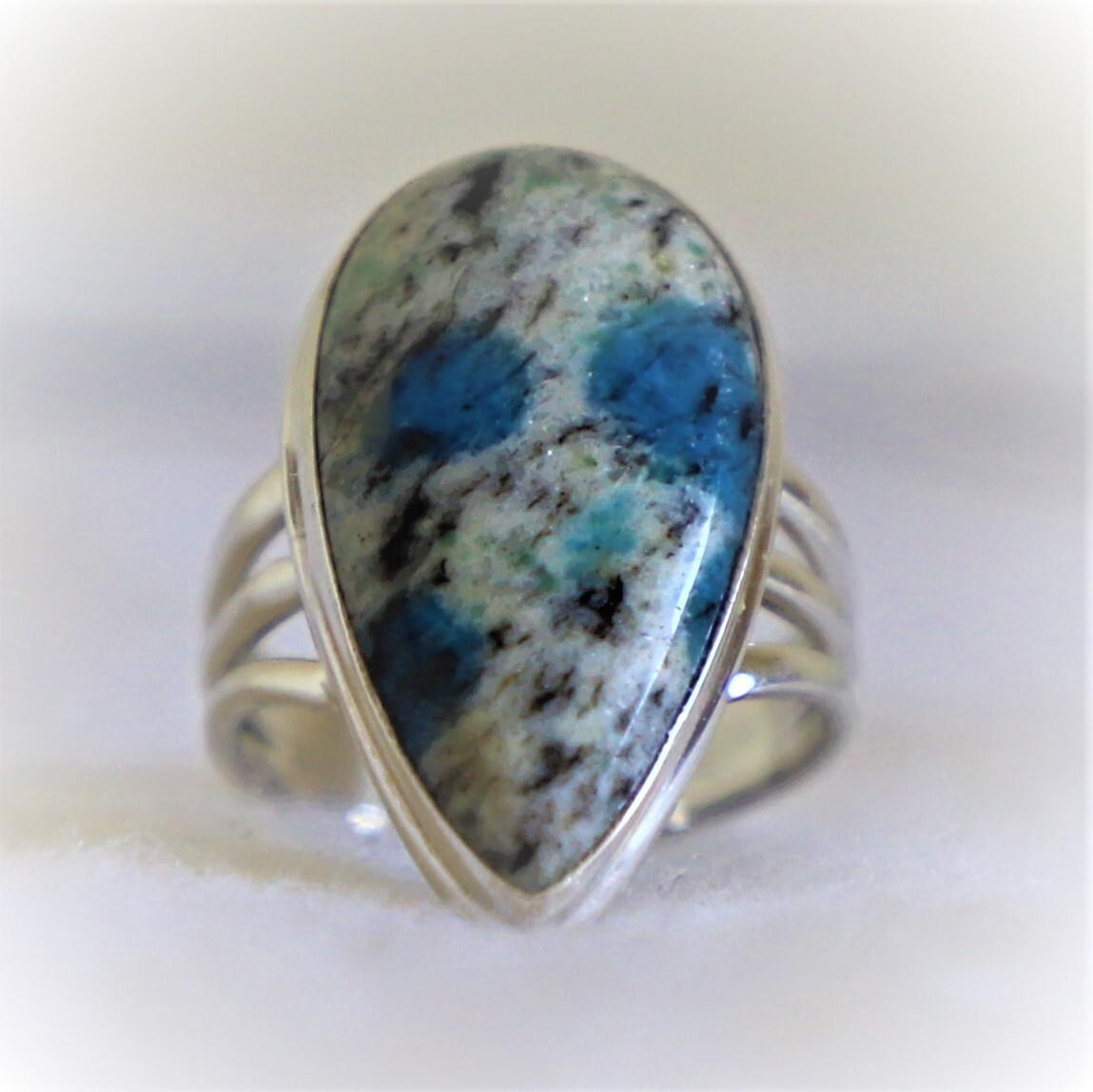 K2 RARE JASPER NATURAL GEMSTONE 925 SOLID STERLING SILVER HANDMADE JEWELRY RING