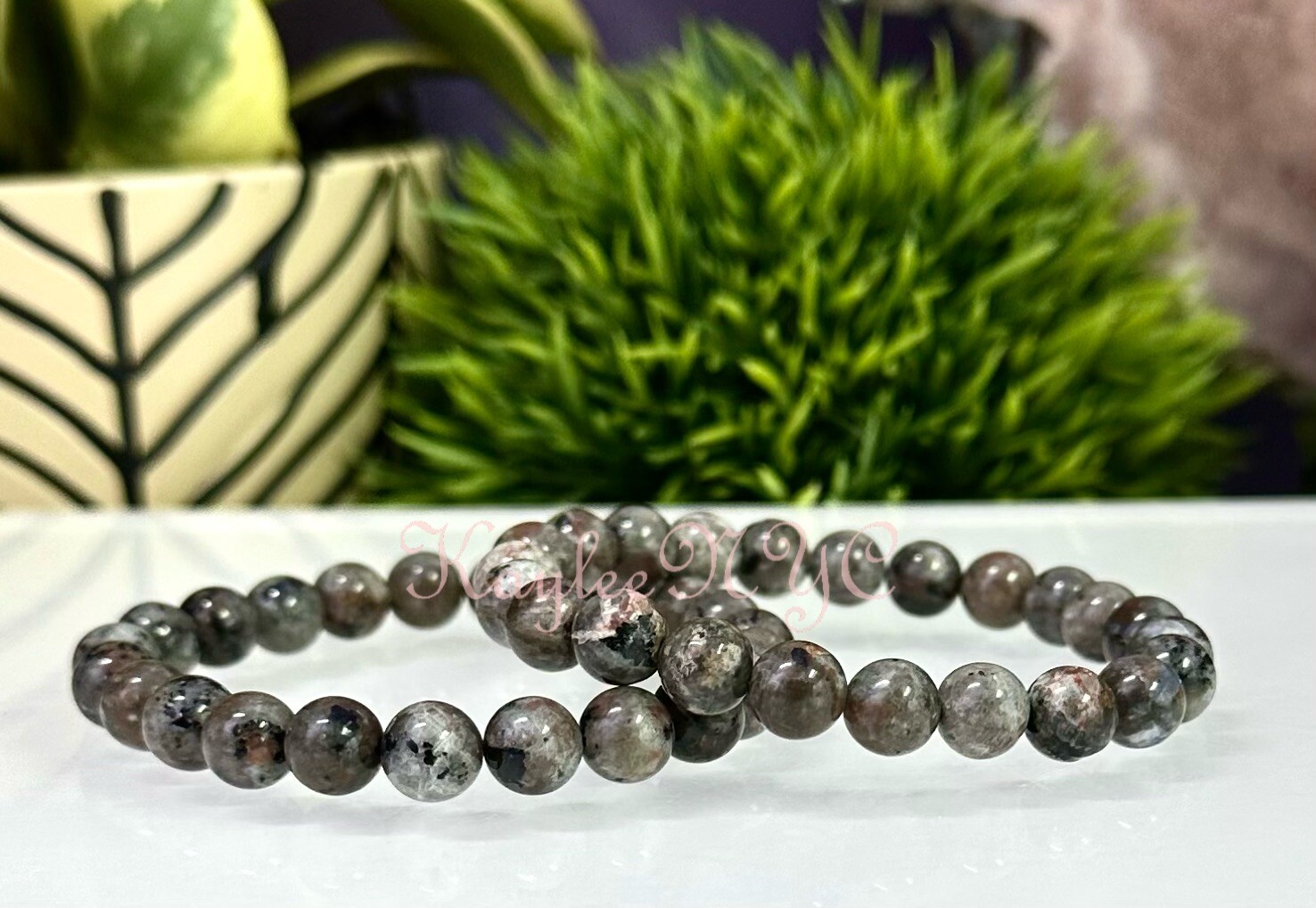 Wholesale 6 Pcs Natural Yooperlite Bracelet 8mm 7.5” Healing Energy Crystal