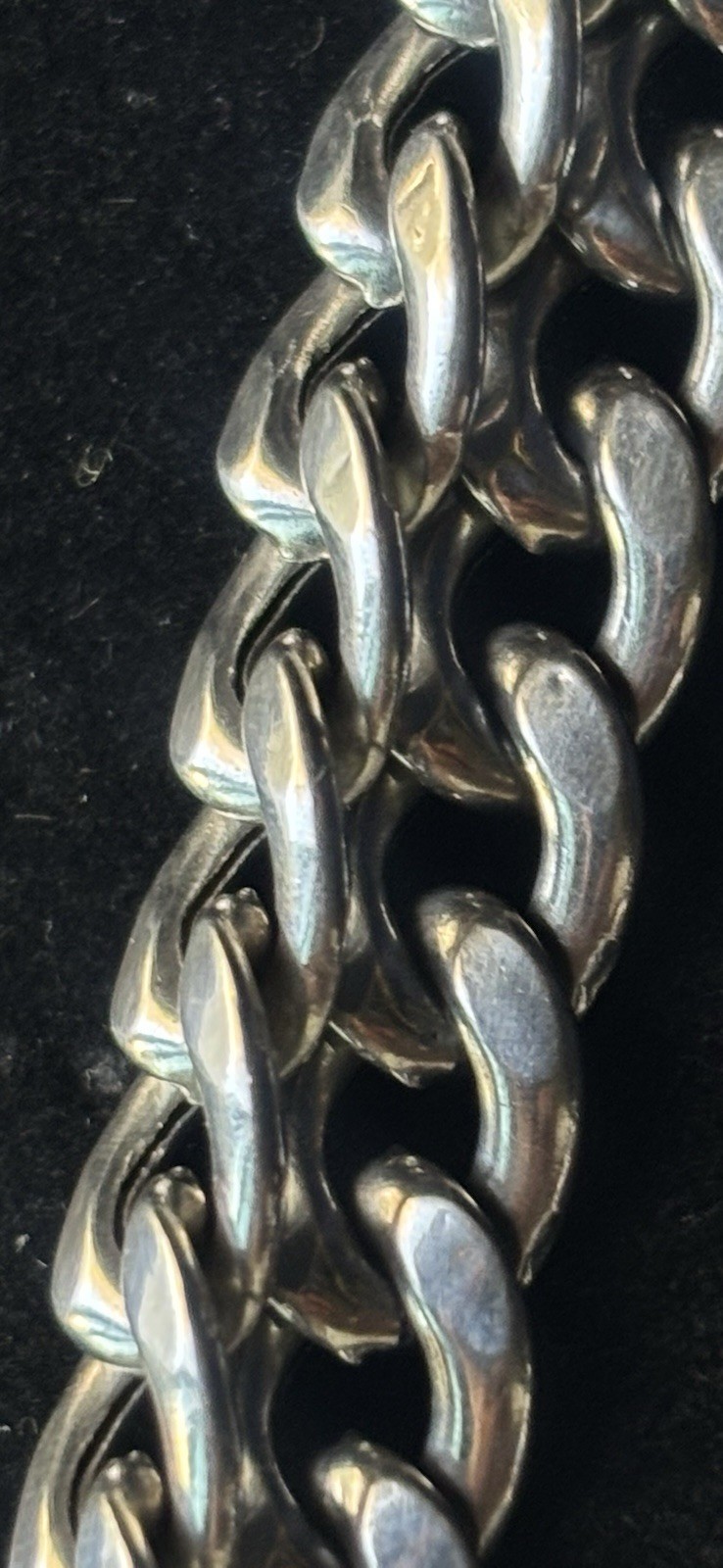 Sterling Silver 8.5mm Cuban Link Chain 24” Made In Italy
