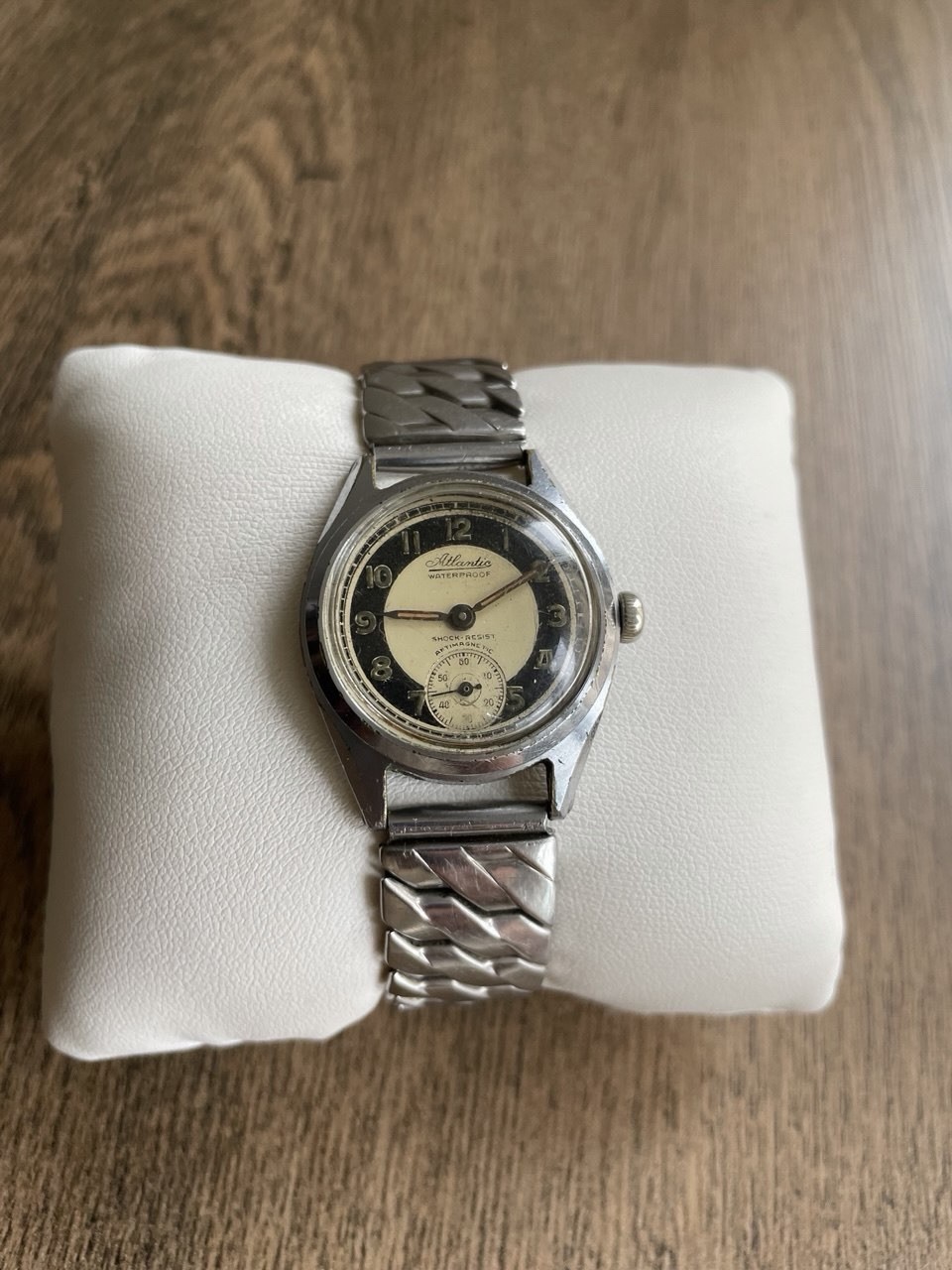 Vintage Atlantic Waterproof Watch — Shock-Resist (1940s-1950s)