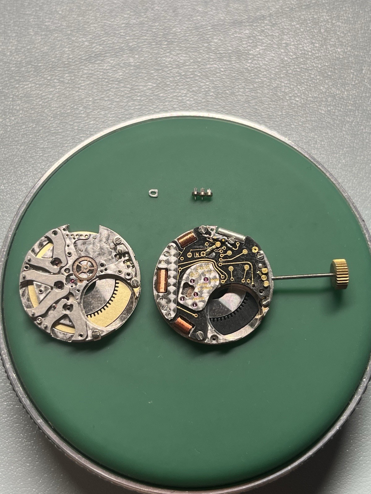 Two Partial Piaget 30P Quartz Watch Movements 15j Used In Polo And Dancer Models