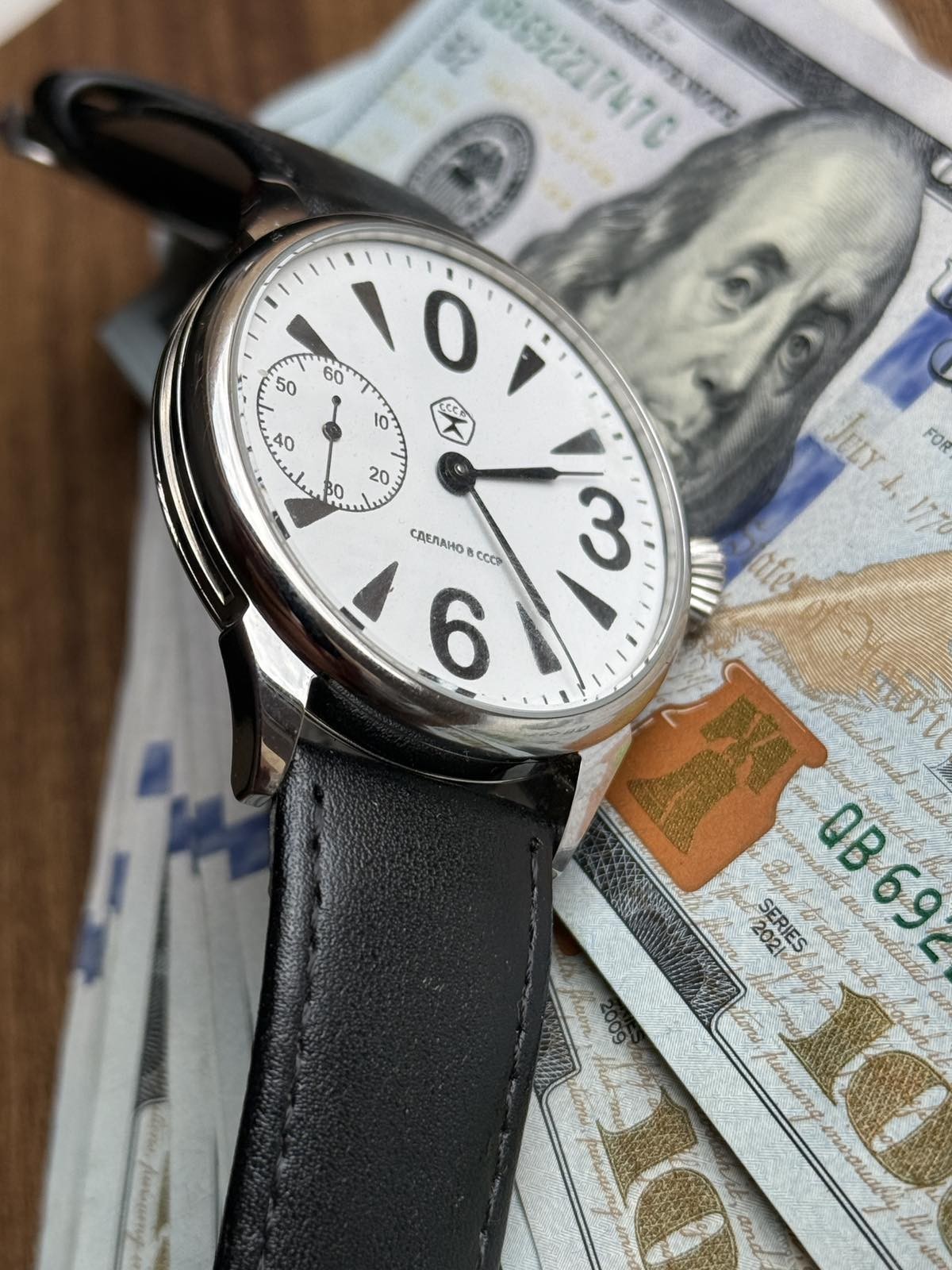 Vintage Molniya Watch Mechanical Raketa Big Zero Wrist Russian Star USSR Rare
