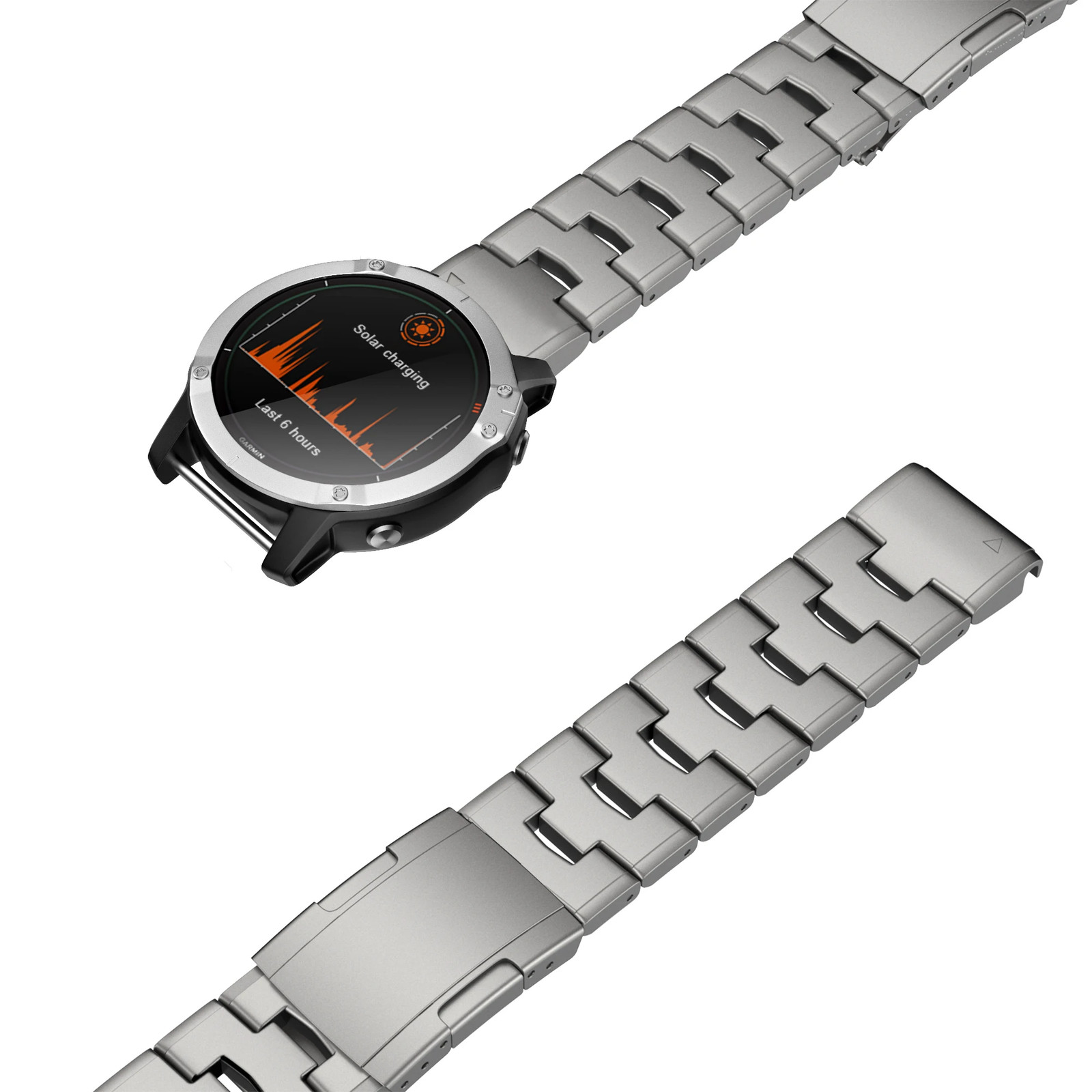 22mm Quick Fit Titanium Watch Band For Garmin Fenix 8 Pro 47mm Fenix 8 7 5 Strap