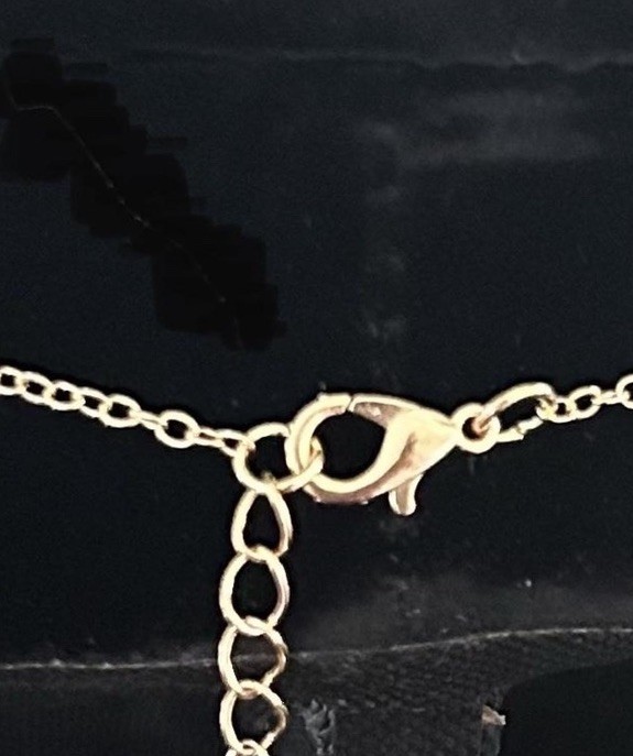 Gold Tone Metal Starfish Charm Pendant Cable Chain Necklace Lobster Adjustable