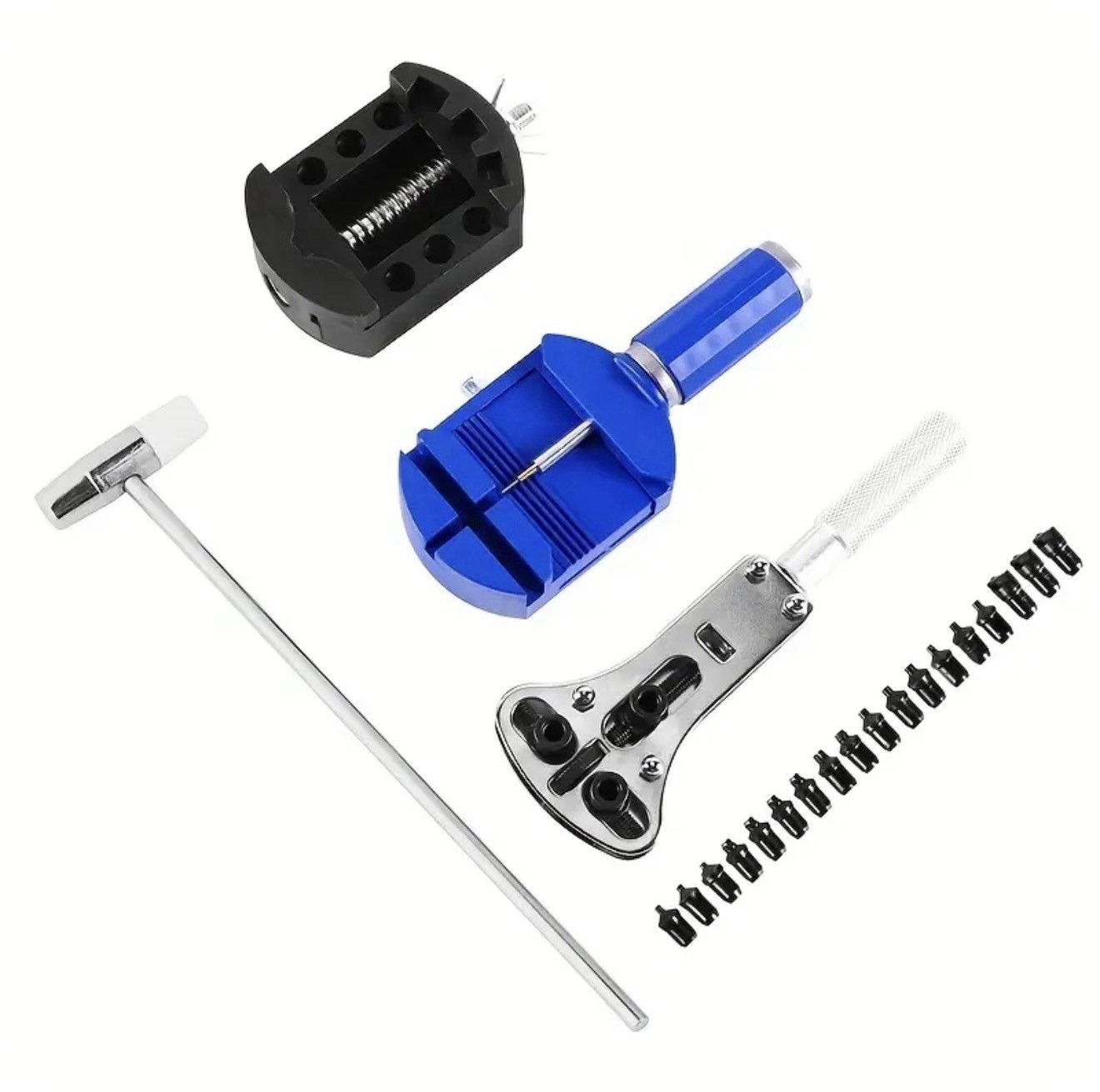 Watch Repair Tool Kit Link Remover Case Opener Battery Replacement Set