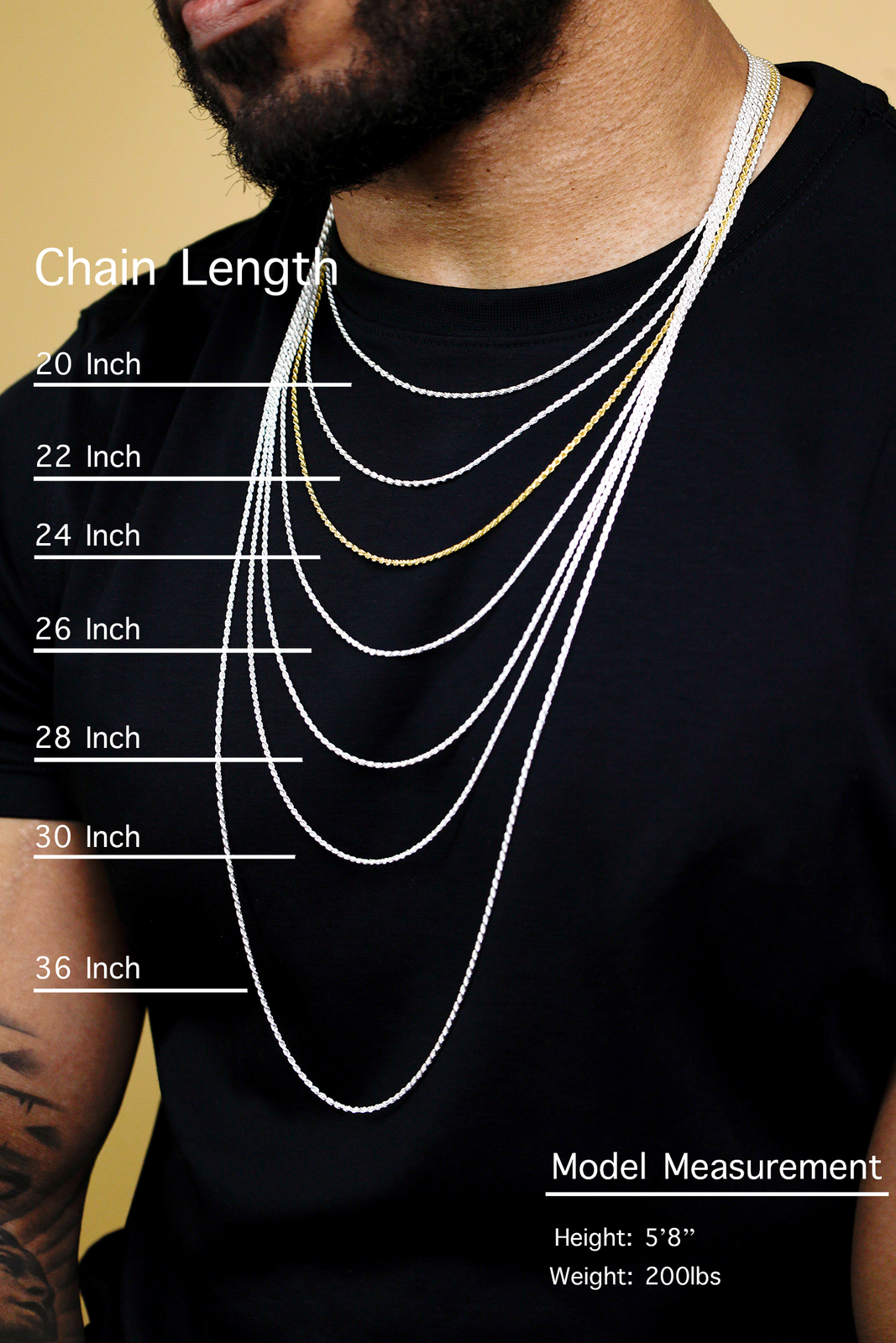 Sterling Silver Diamond-Cut Oxidized Rope Chain 1.5mm 925 Antiqued Necklace