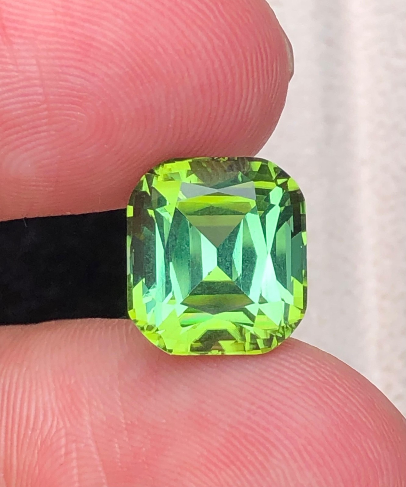 6.80 Carat Natural Tourmaline cushion cut Origin Afghanistan