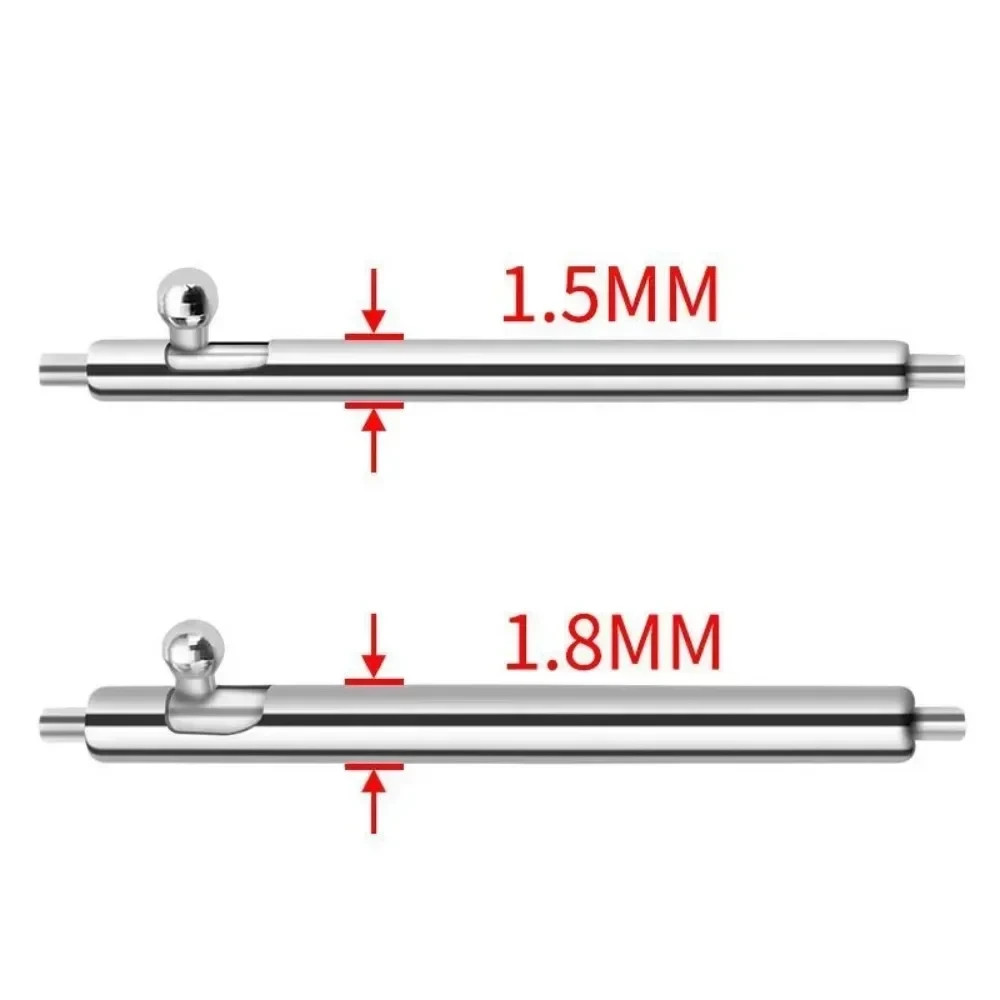 2 X Quick Release Spring Pins Bars 12mm-24mm For Watch Straps Smartwatch 1.5/1.8