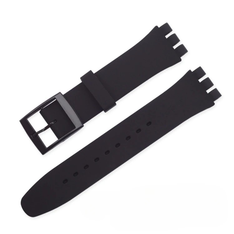 Wrist Watch Band Strap For Swatch 16mm 17mm 19mm 20mm Silicone Watchband