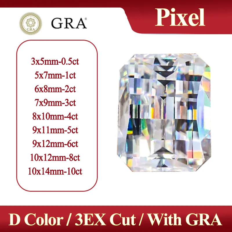 1-10CT Special Cut Multi-shape Moissanite Loose Stones VVS1 Gemstone For Jewelry