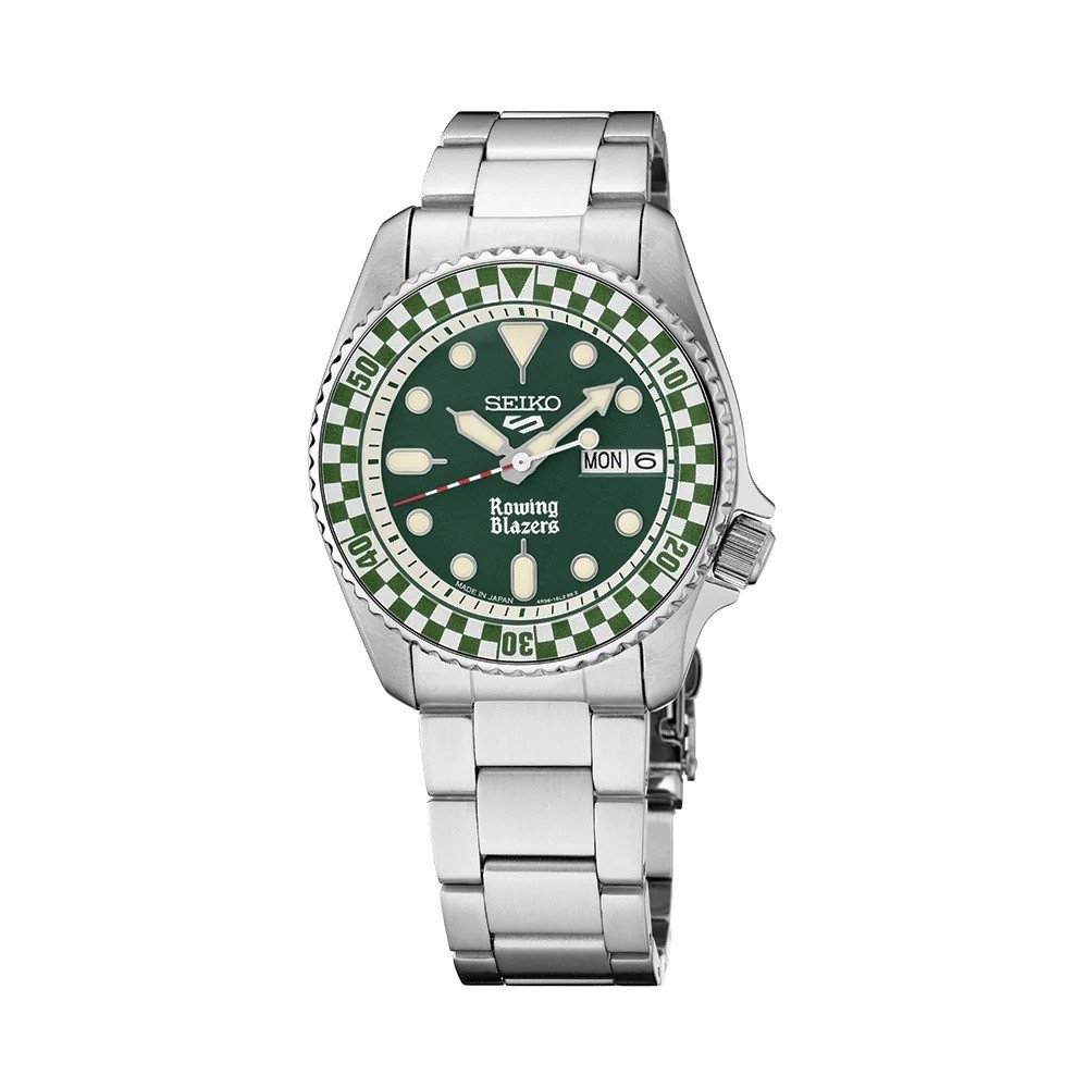 PRESALE Rowing Blazers x Seiko 5 Sports Watch Green 38mm