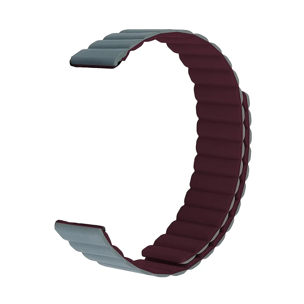 Smart Watch Band 20/22mm Universal Silicone Magnetic Closure Sport Magnetic Loop
