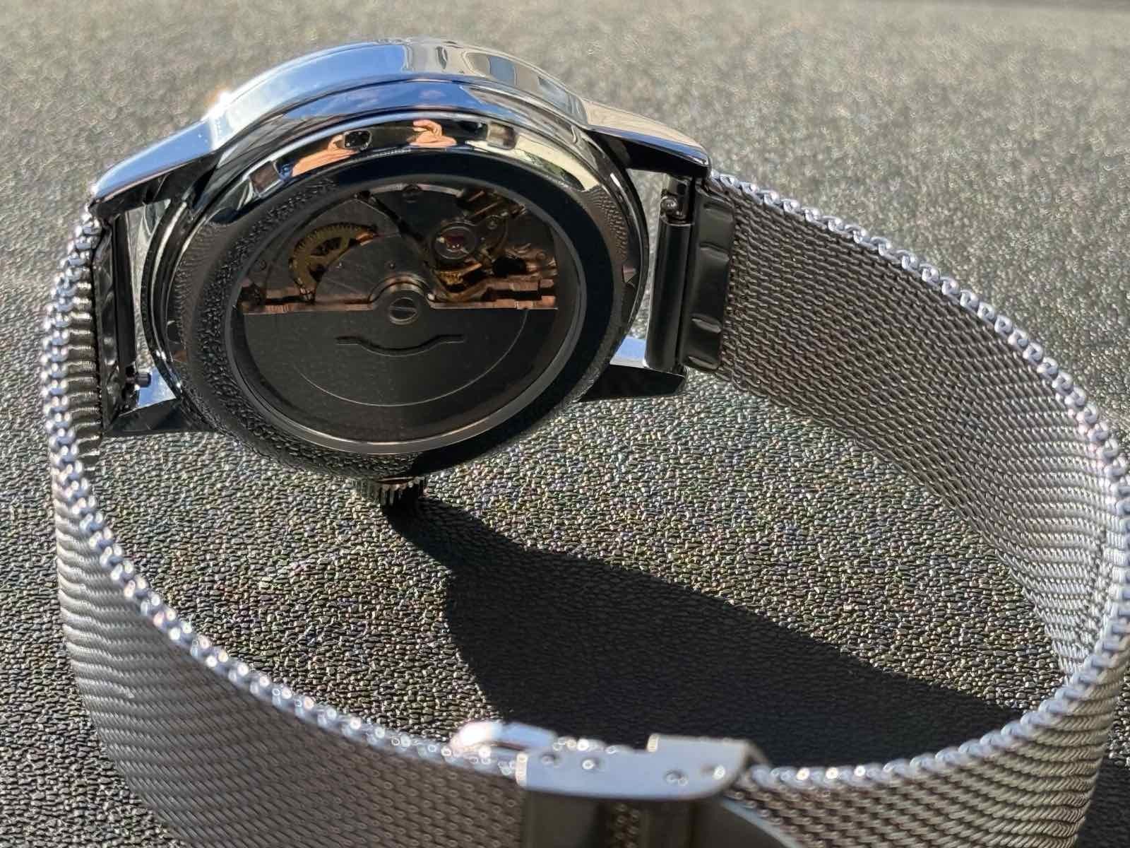 Watch Raketa 24h Automatic Wrist Blue Polar Mens Russian Dial Soviet USSR Strap.