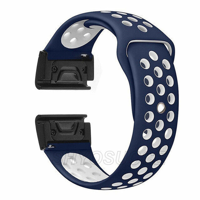 26mm Quick Fit Silicone Watch Band Strap For Garmin Fenix 8 51MM 7X/6X/5X/Plus3