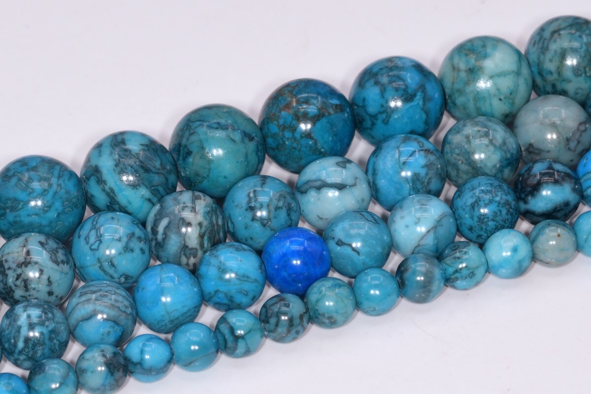Blue Crazy Lace Jasper Beads Grade AAA Round Gemstone Loose Beads 6/8/10/12MM