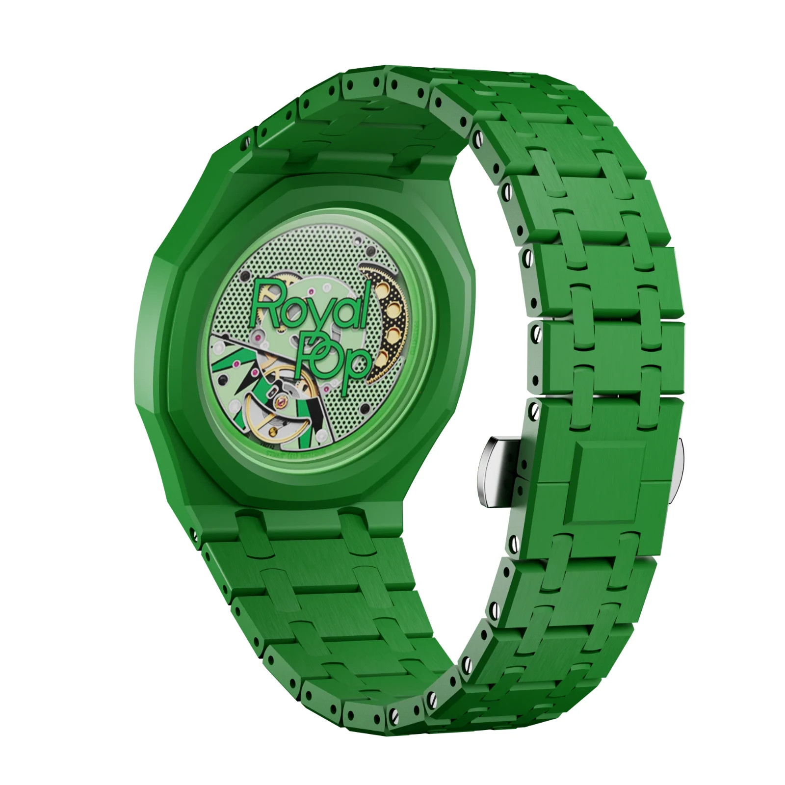 Ceramic Strap Wrist Band Bracelet Mod Kit For Swatch X AP Royal Pop