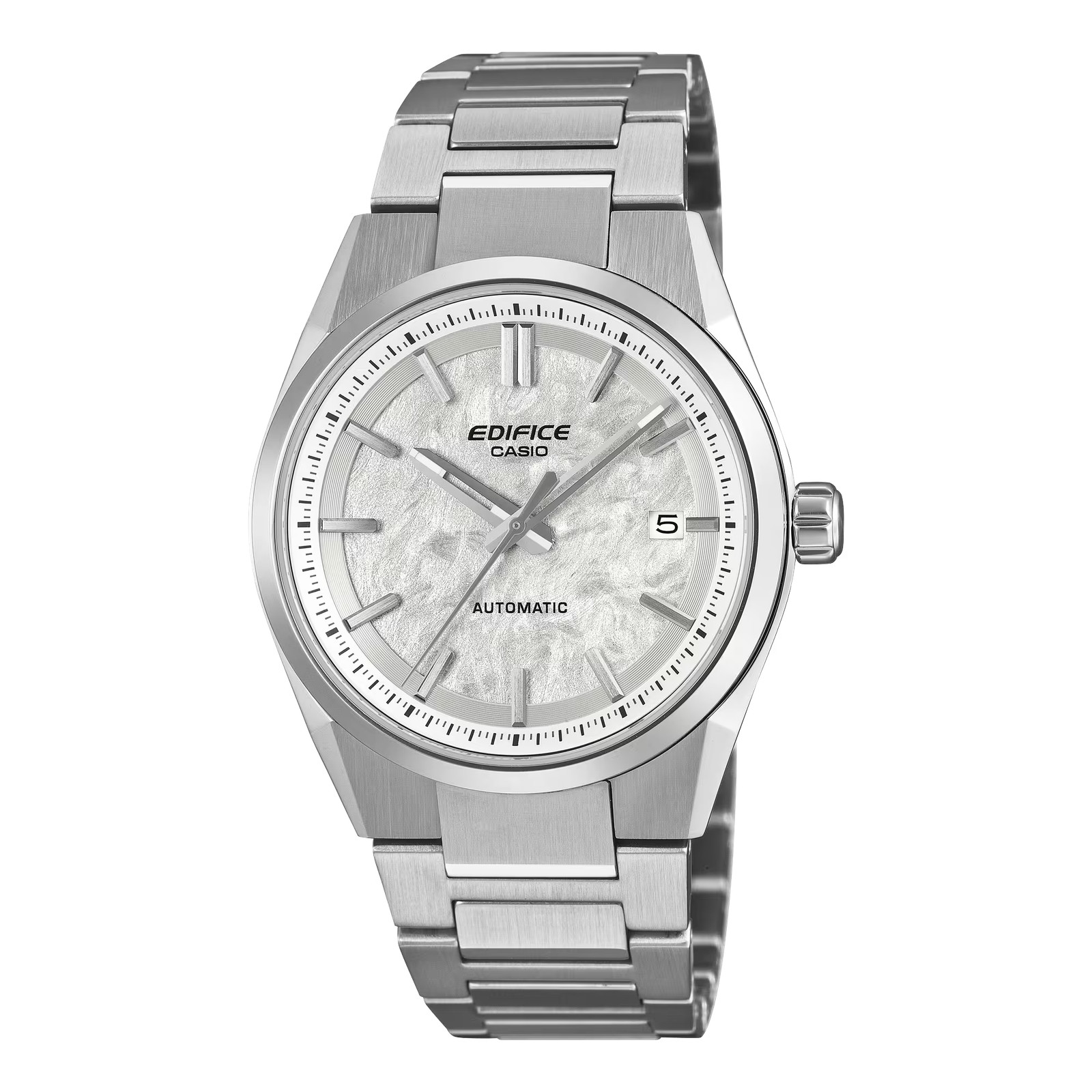 Casio Edifice EFK110D-7A White Electroform Dial Stainless Steel Automatic