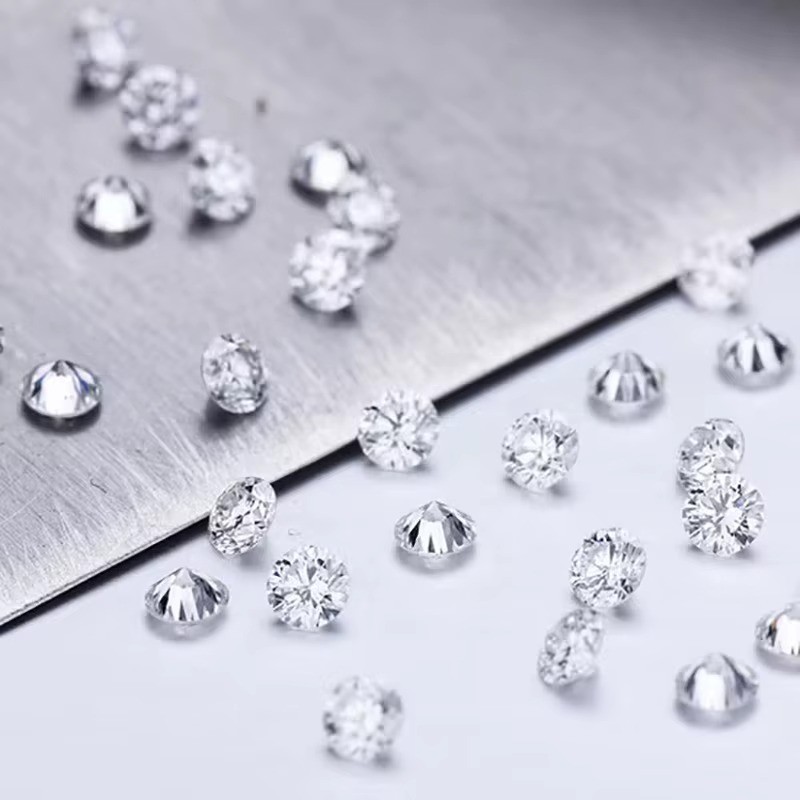2.0 MM Round Loose Lab Grown CVD Diamond, 20 PCS, EF Color, VVS/VS Certified