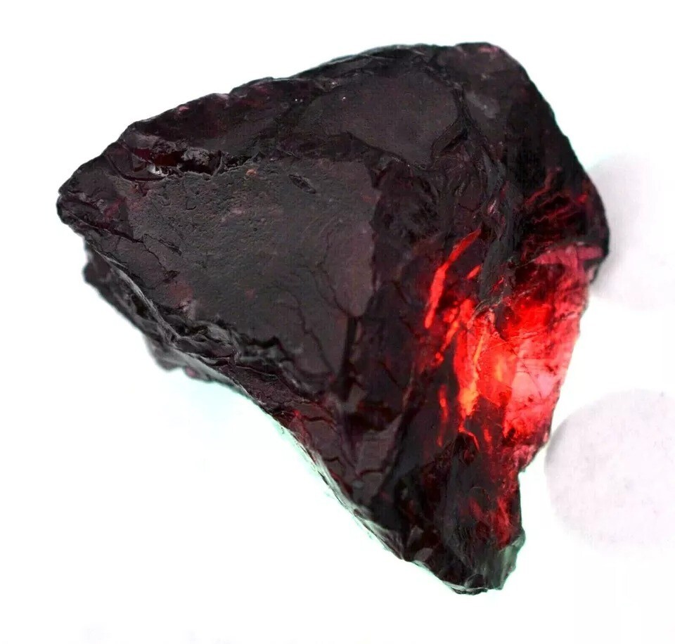 Untreated 126.45Ct Extremely Rare Natural Red Painite Certified AAA+ Facet Rough