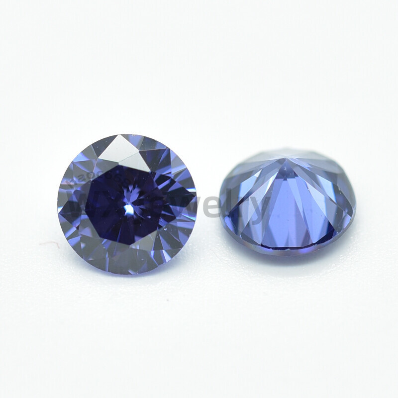 Round 50pcs per color 600pcs total Birthstone Stone Loose cubic Zirconia Bright