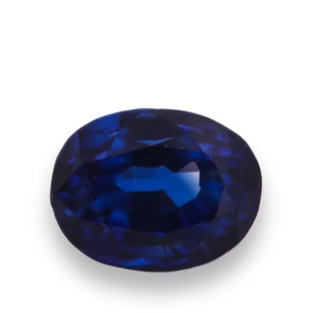 Real 2.07ct No Heat Natural Ceylon Blue Sapphire Oval Sri Lanka