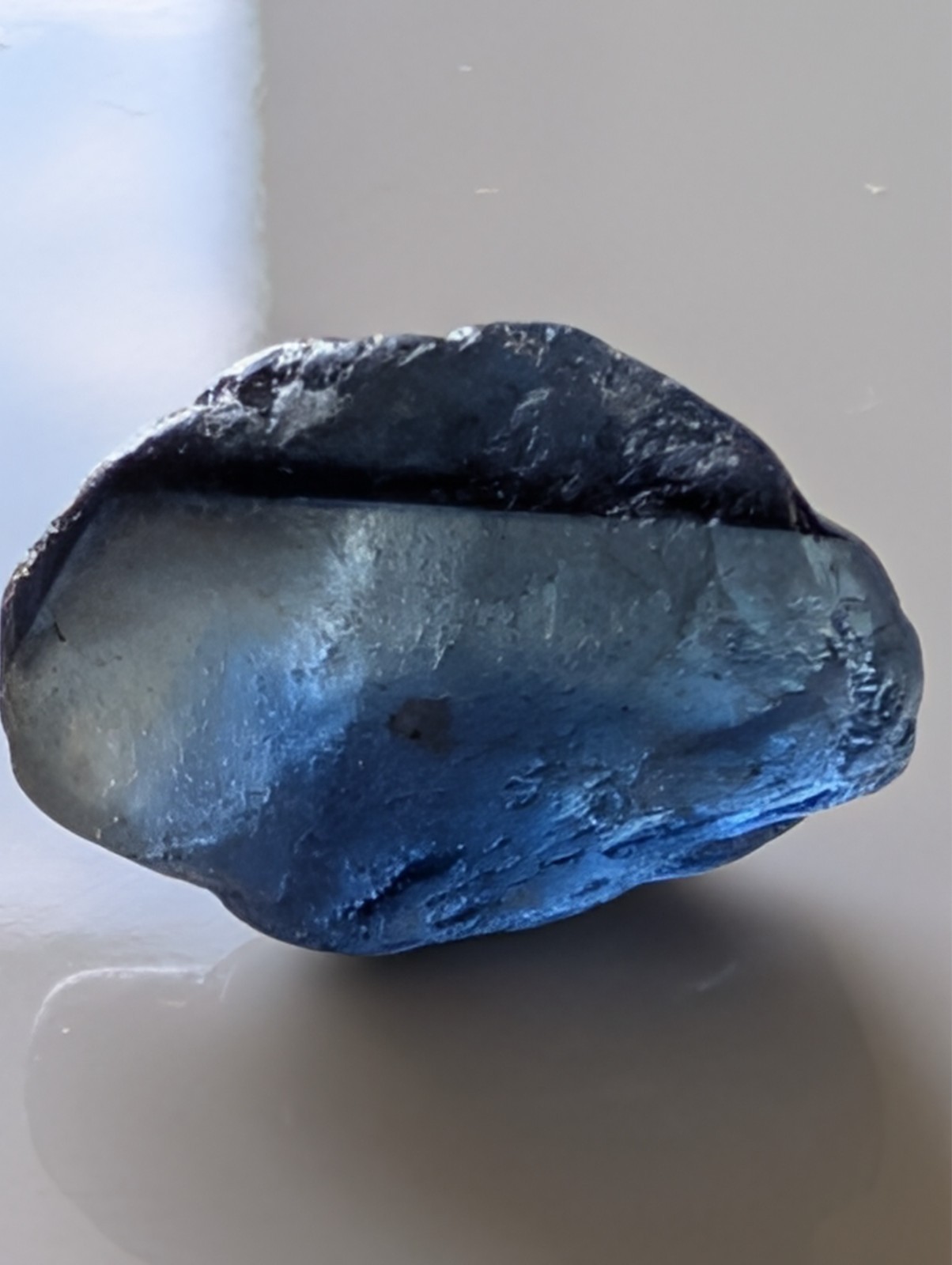 USA seller 4.33 IF/light silk Sapphire facet rough gemstone