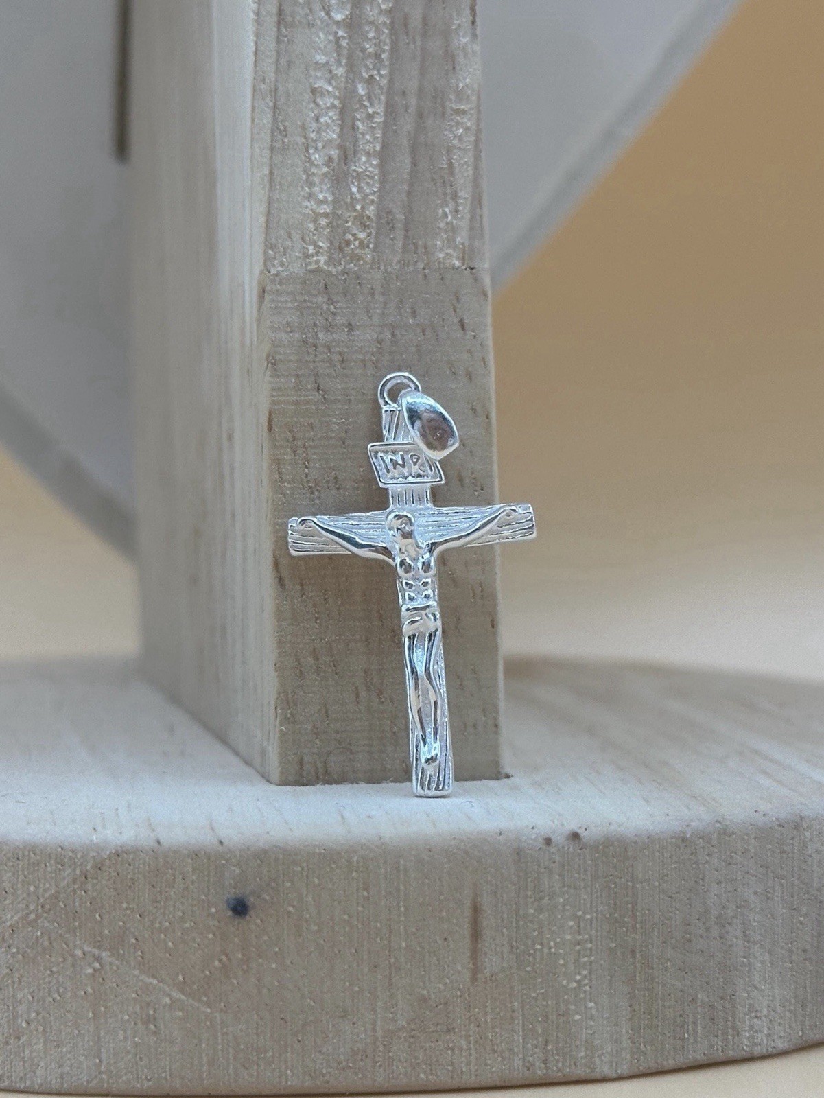 999 silver Crucifix Cross pendant