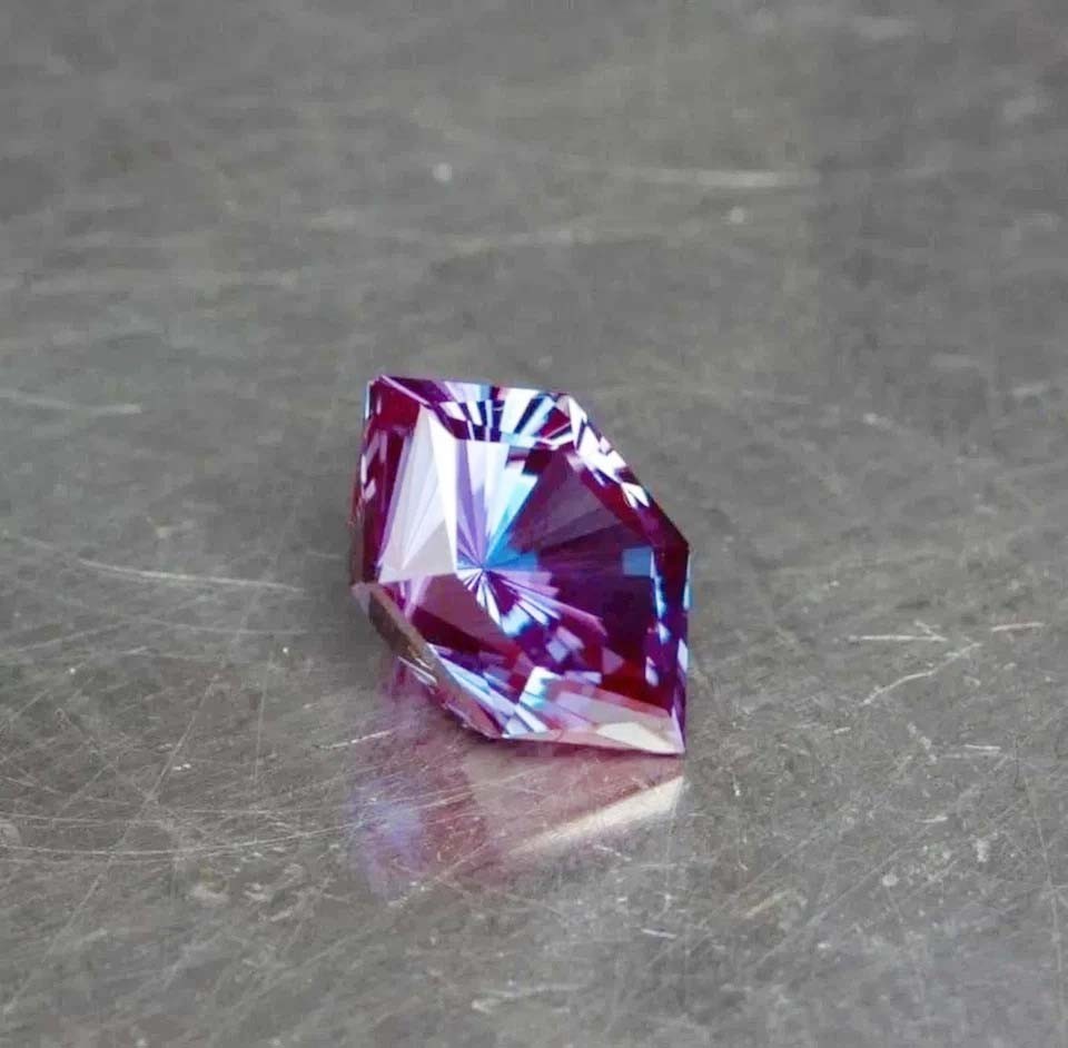 Certified 15 Ct+ Natural Alexandrite Color Change Fancy Cut Loose Gemstone