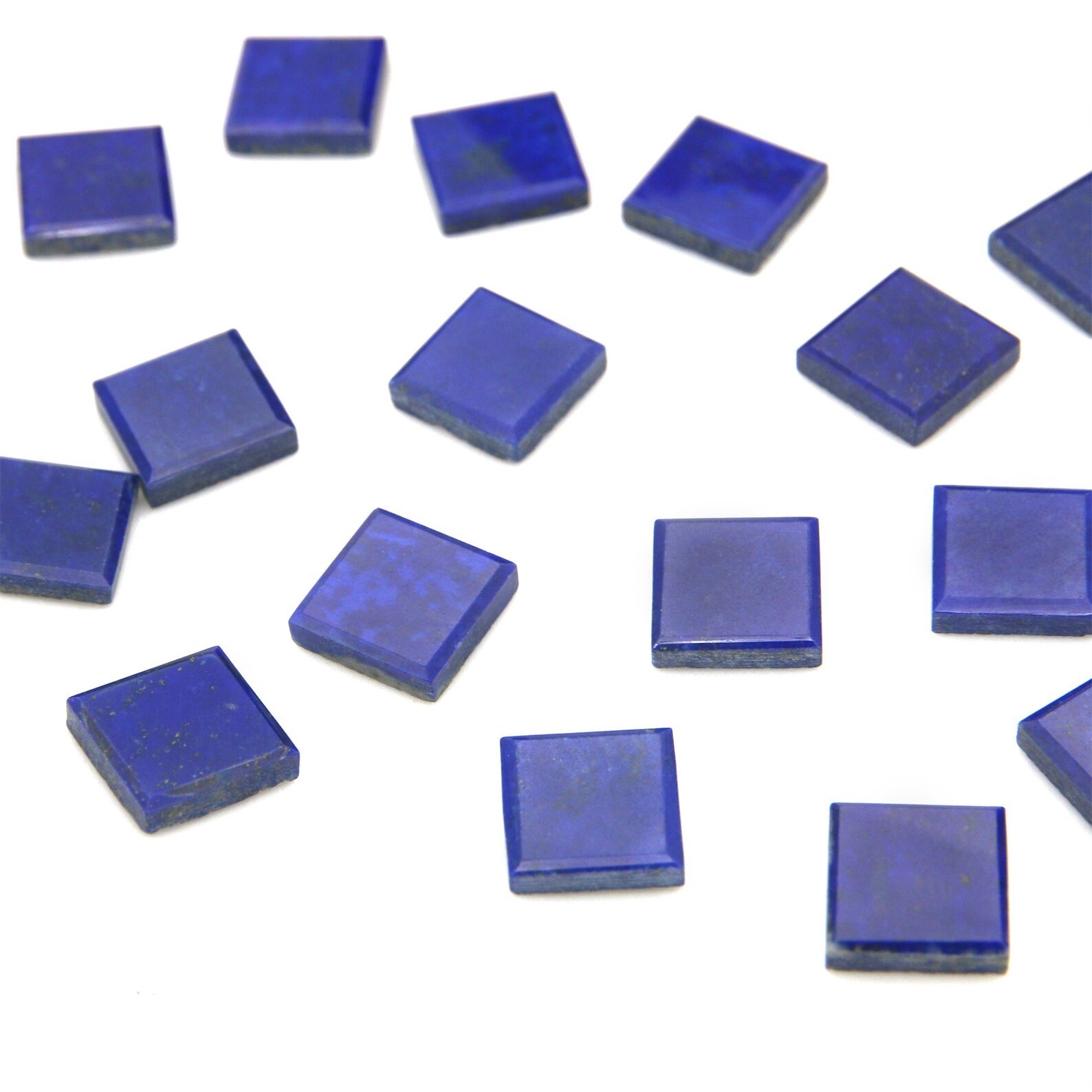 Natural Lapis Lazuli Square Step Cut 10mm To 20mm Loose Gemstone