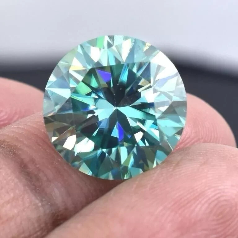 5 CT Natural Blue Diamond Round Cut VVS1 D Grade IDGL Certified 1 Free Gift