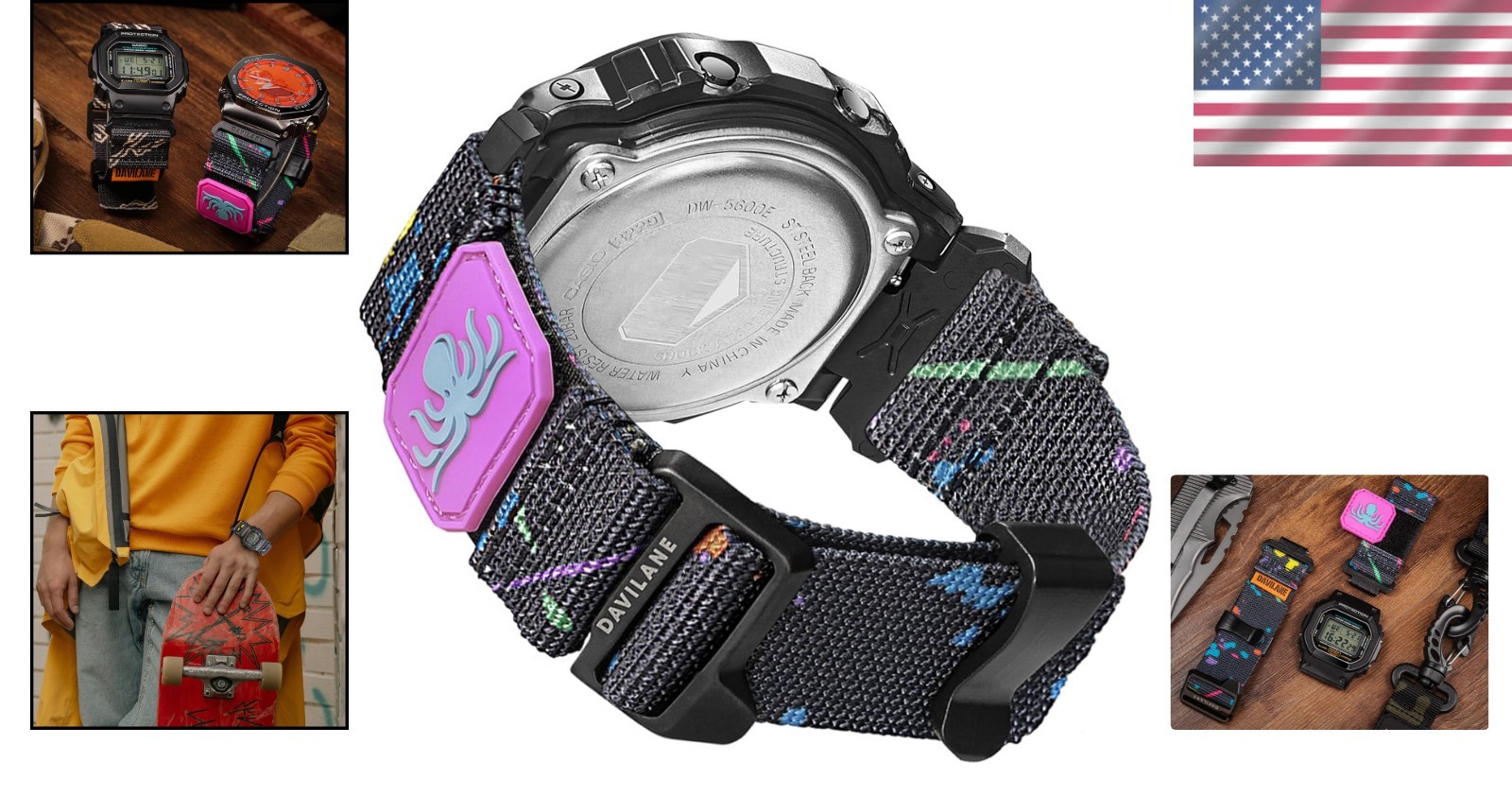 Quick Release Band for G-Shock – Outdoor Watch Strap 16mm