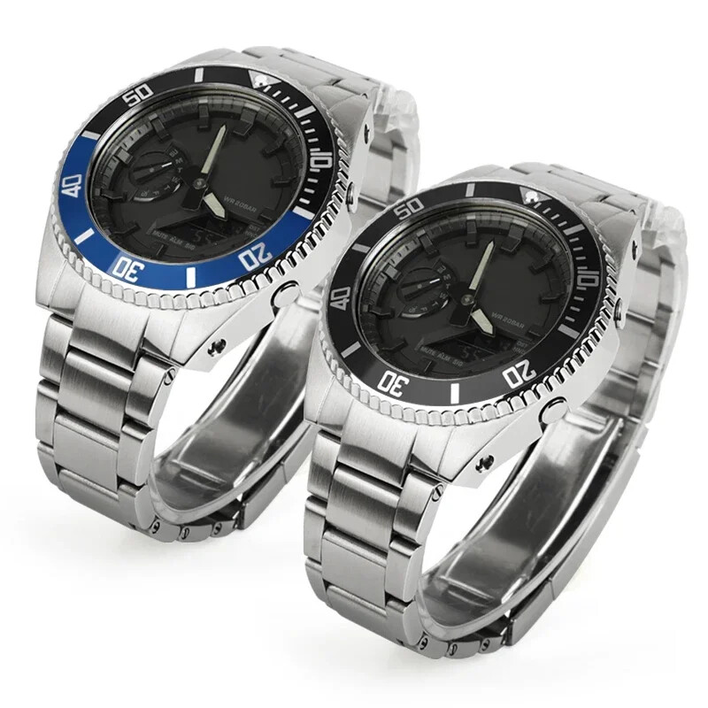 Stainless Steel Bezel Mod Kit Case Band for G-Shock GA-2100 GA2110 Cover Strap