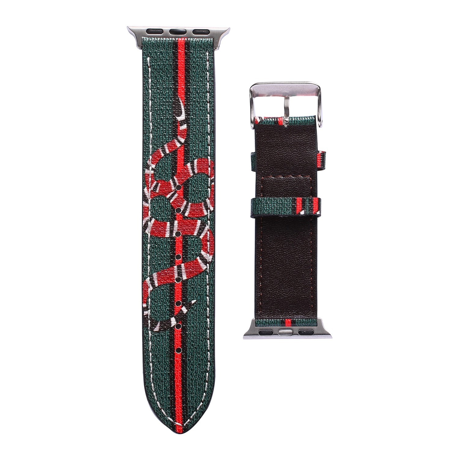 Leather Butterfly Band for Apple Watch 38mm 40mm 41mm 42mm 44mm 45mm 46mm 49mm