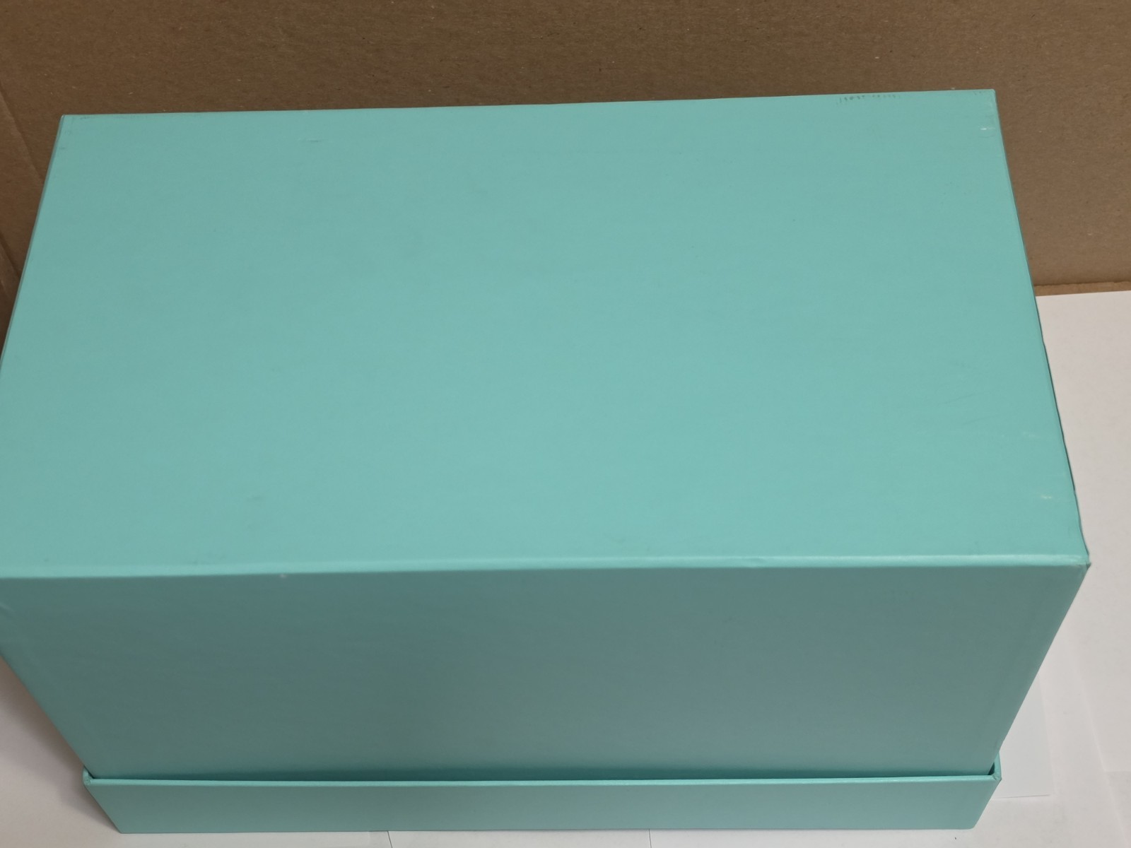 Authentic Tiffany & Co Extra Large 16″ Empty Gift Storage Box w. 3.5″ Small Box