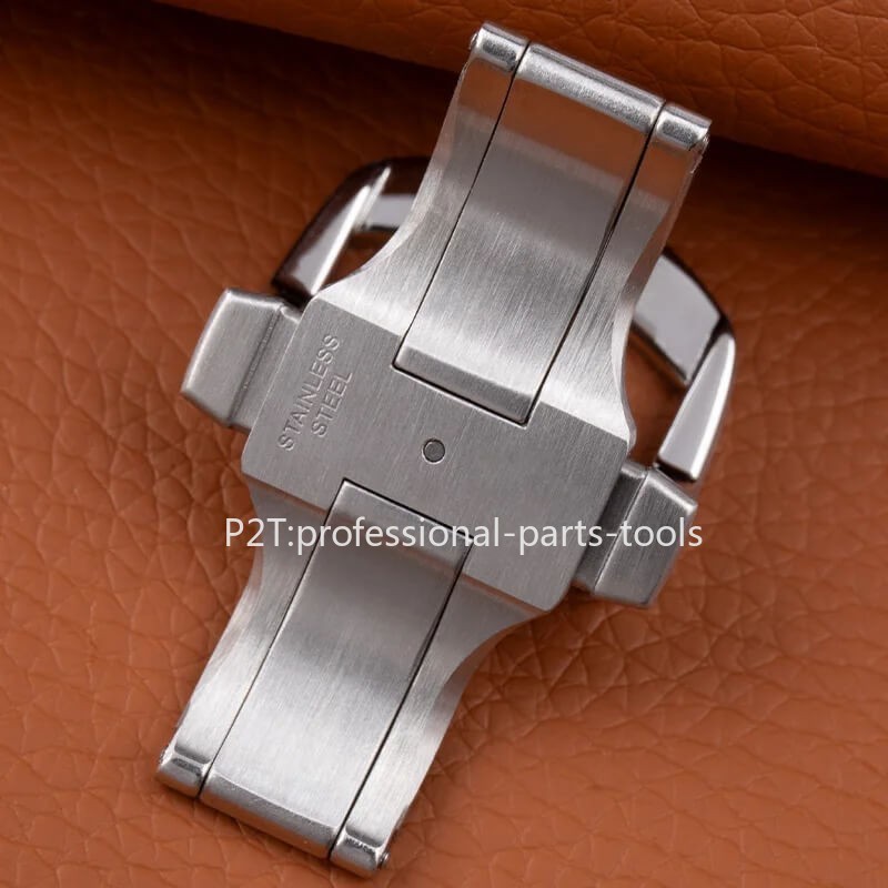 19mm Steel Deployment Buckle Quick Release Folding Clasp For Piaget Rubber Strap