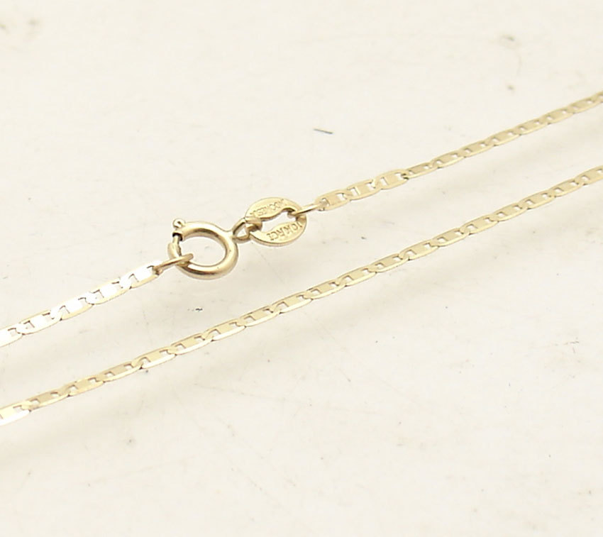 10″ Mariner Anchor Link Chain Ankle Bracelet Anklet Real Solid 10K Yellow Gold