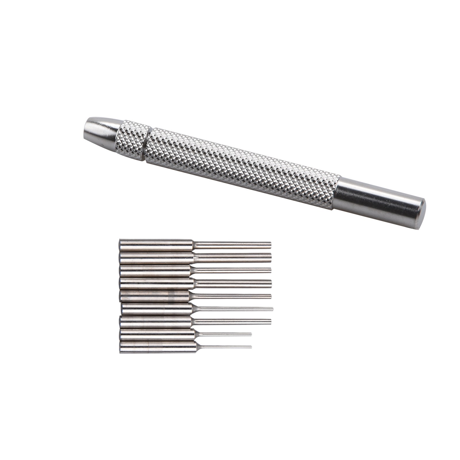 0.5mm-1.6mm Bit Assorted Steel Watch Bracelet Remover Band Pin Punch Tool 9 In 1