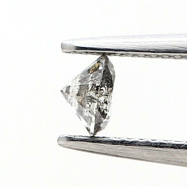 Salt Pepper Natural Diamond 2 Pcs 1.5MM Round Diamond – New Buyer Trial Listing