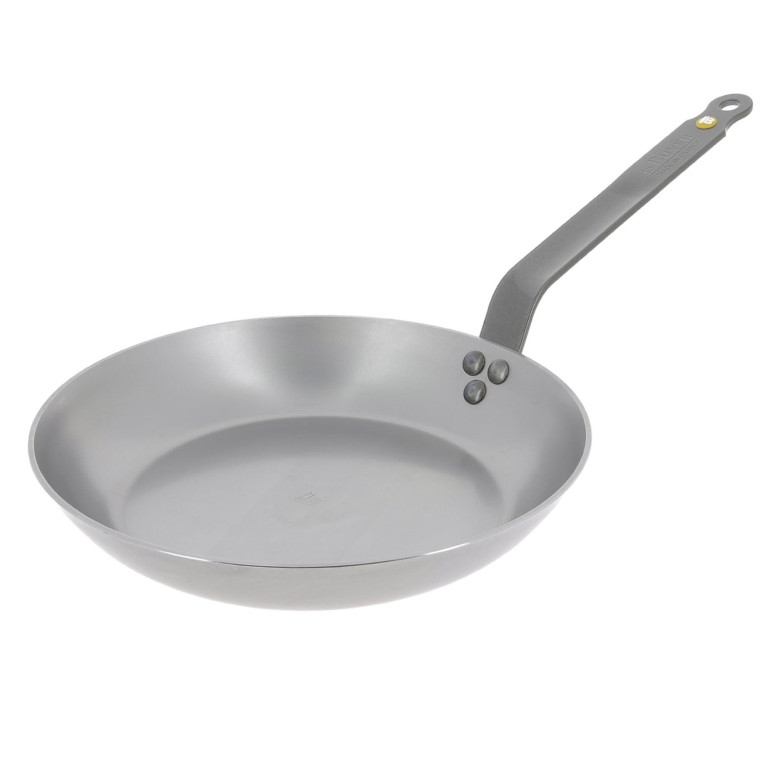 De Buyer MINERAL B Carbon Steel Fry Pan – 8” Diameter, 5.5” Cooking