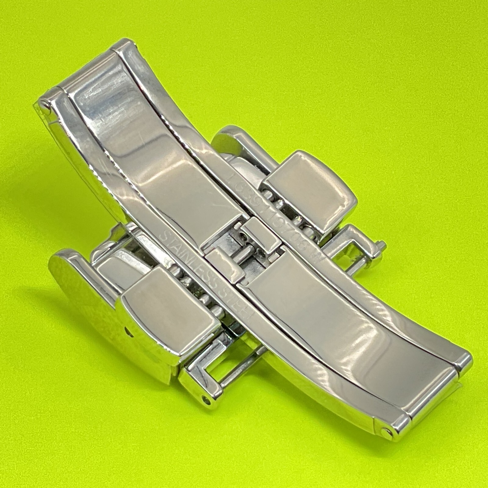 NEW GENUINE LONGINES 18MM DEPLOYMENT CLASP BUCKLE STAINLESS STEEL L639119706