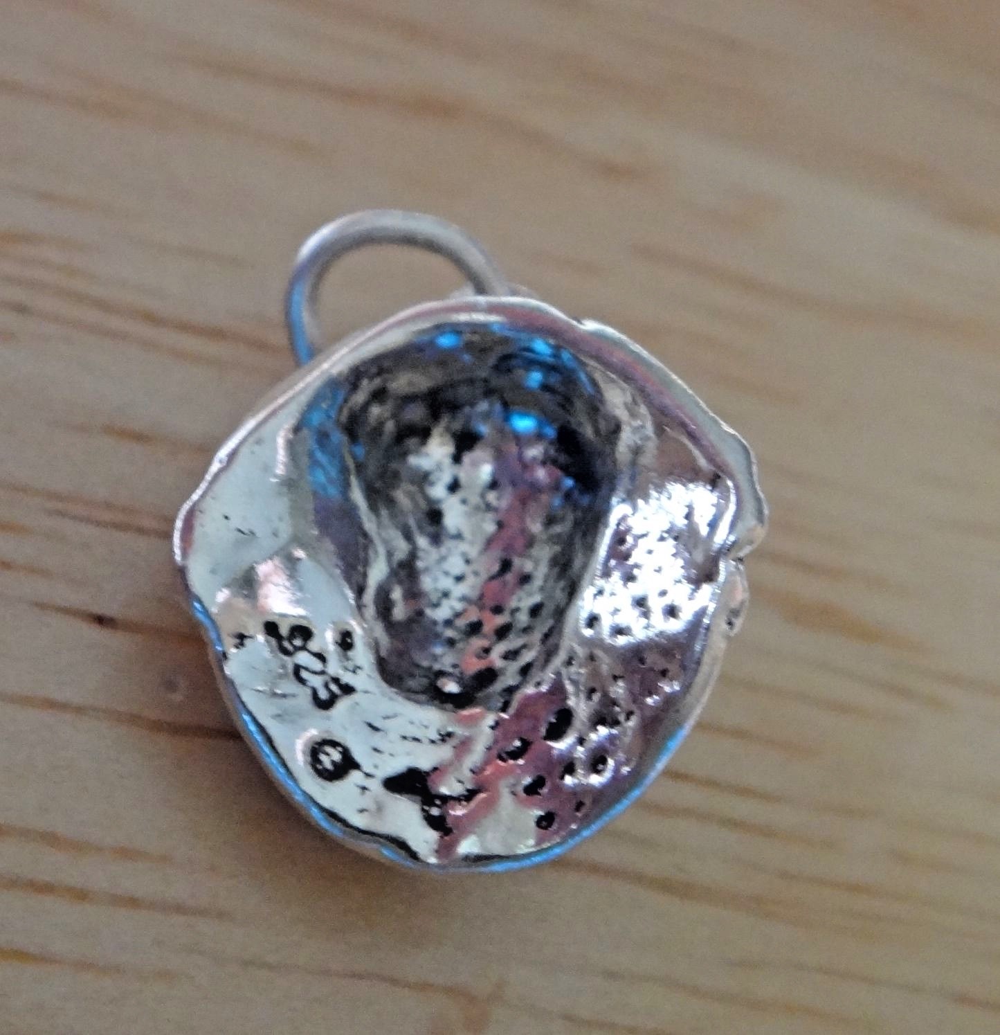 Sterling Silver 12x15mm Tragedy Theater Shakespeare Head Charm