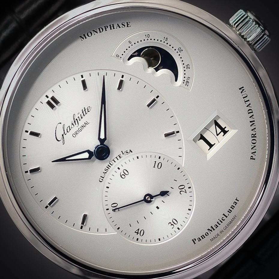 GLASSHÜTE PanoMaticLunar 40 | Silver Dial | Ref. 1-90-02-42-32-50 | Full Set