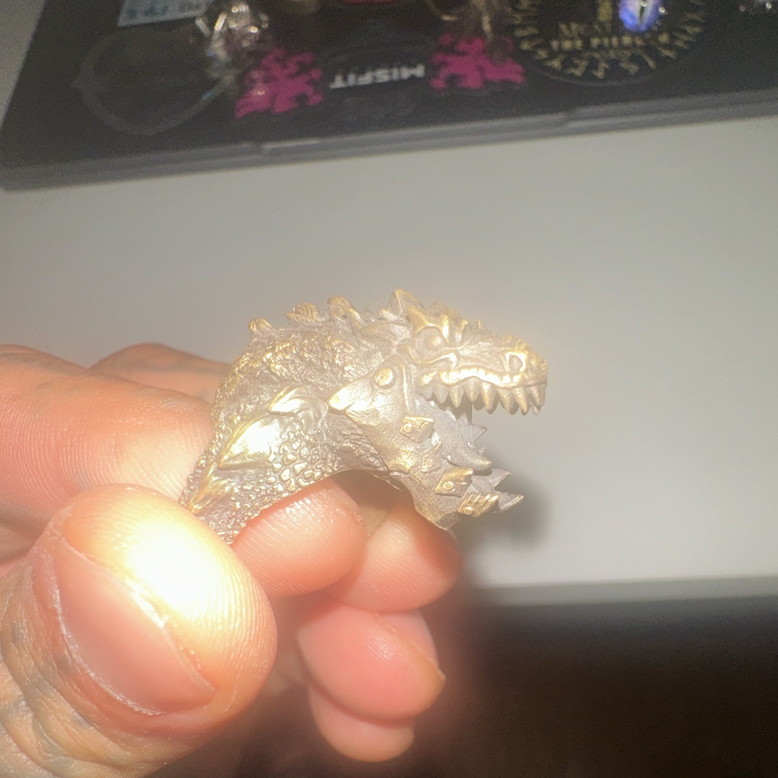 Mechanical Dragon Ring: Handmade Brass Wasteland Style