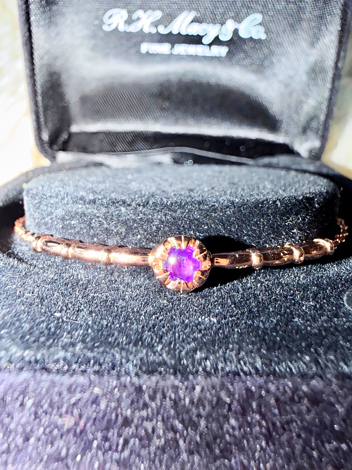 Limited Edition, Macy’s Fine Jewelry, Amethyst Birthstone Bracelet