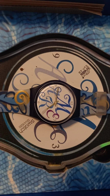 Swatch Algarve GN128PACK Limited Edition Virgin Megastore BMG Portugal (1996)