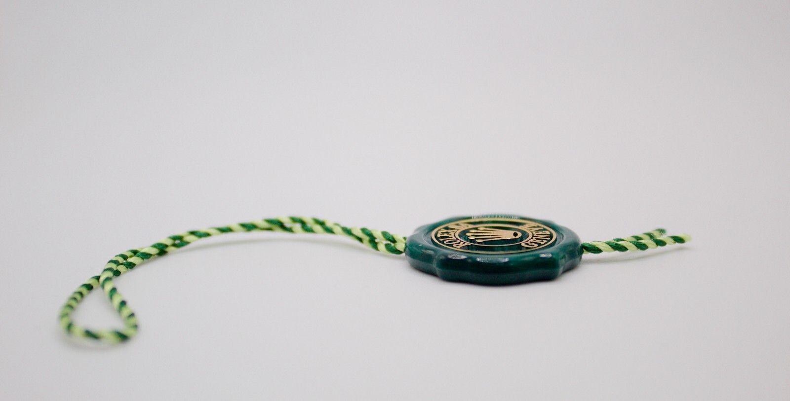 Authentic Rolex Green Hang Tag Multiple Crown Hologram Certified Superlative