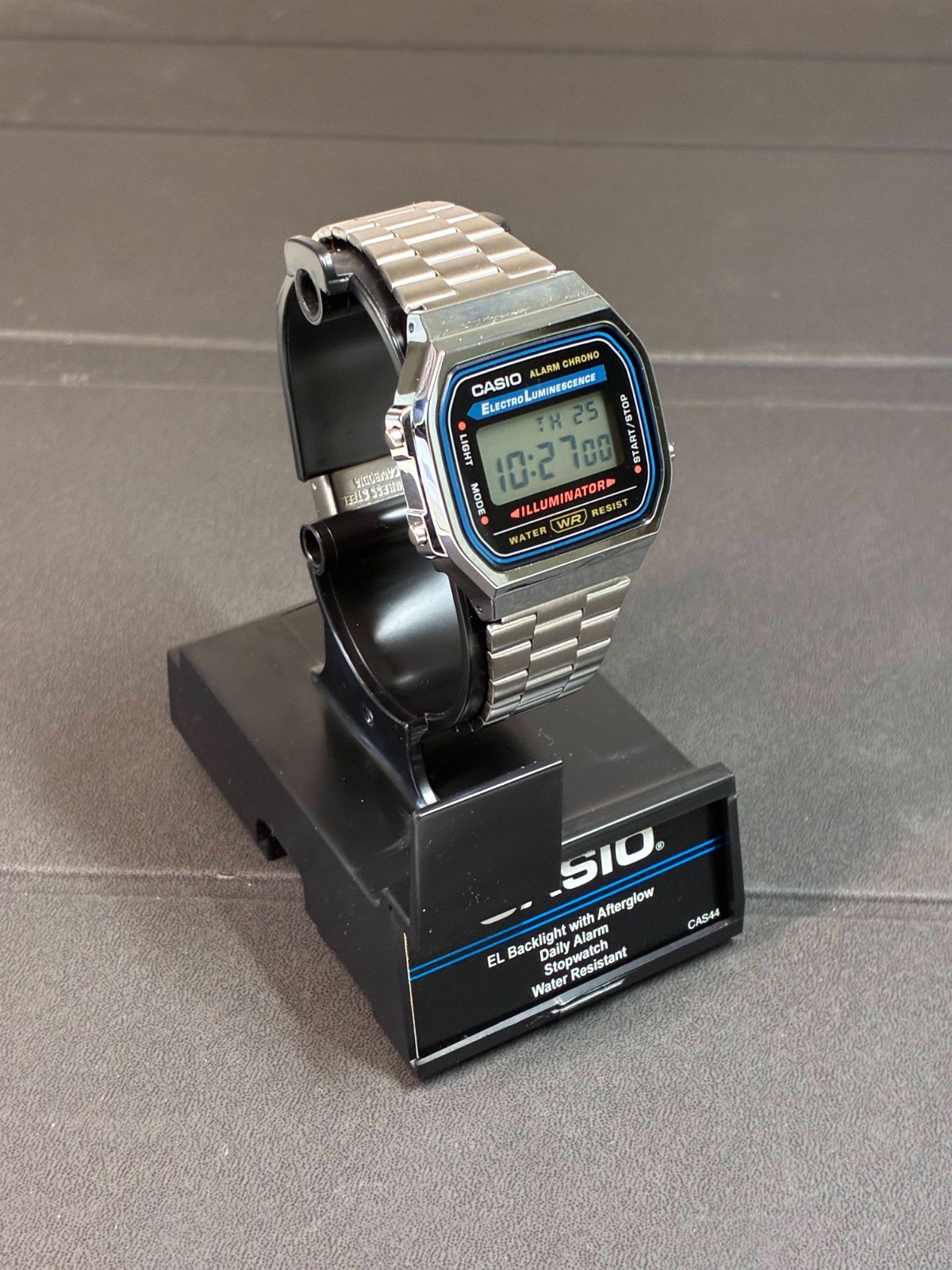 Casio Collection Unisex Adults Watch A168WA-1 | Silver