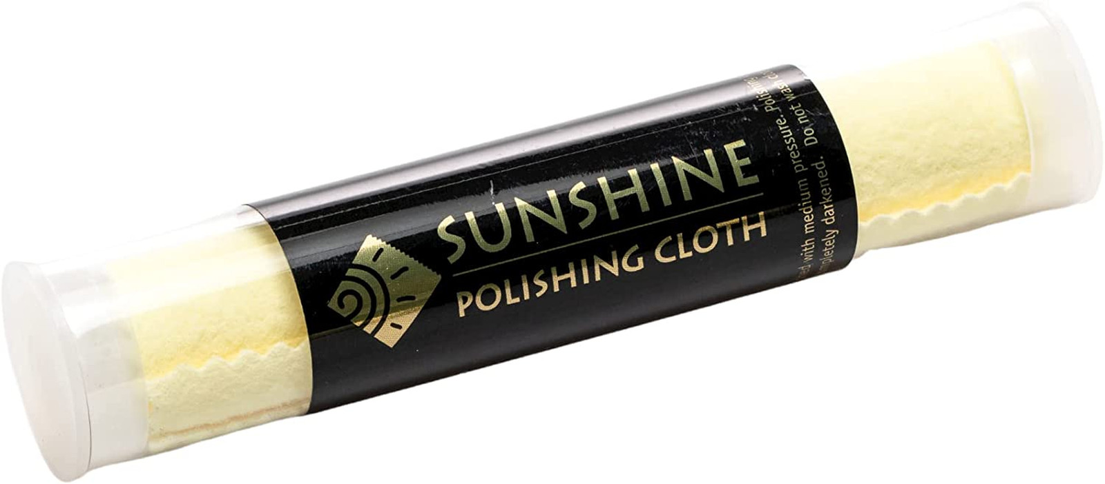 Yellow Sunshine Polishing Cloth for Jewelry and Metals Pack of 1