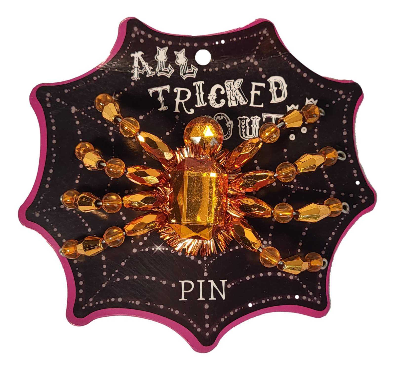 Spider Brooch Lapel Pins Emo Goth Fashion Jewelry Halloween Costume Party Favors