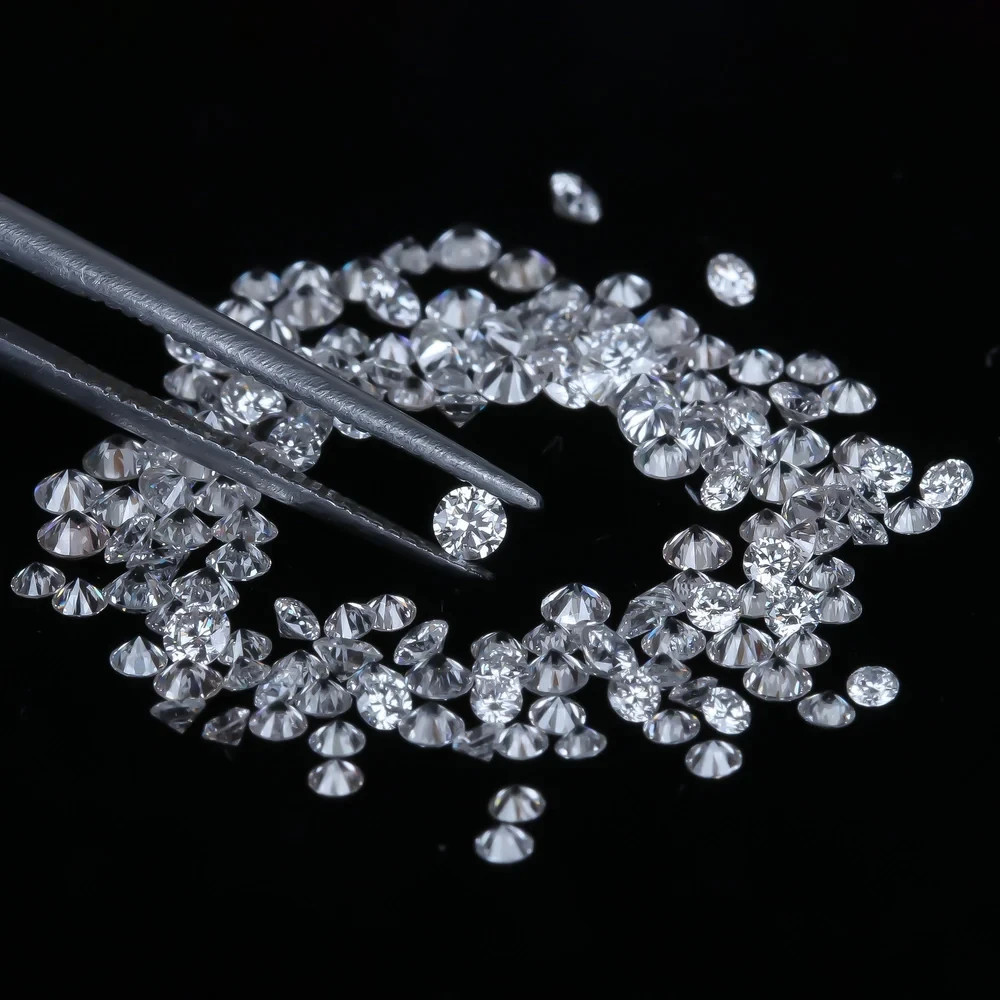 100 PCS Loose Moissanite Diamond 3.00 MM Round D, VVS1 CLARITY Certified